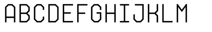Archimoto V01 Thin Font UPPERCASE