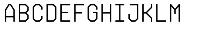 Archimoto V01 Thin Font LOWERCASE
