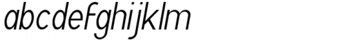 Archipad Pro Medium Oblique Font LOWERCASE