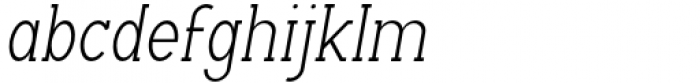 Archipad Pro Oblique Slab Font LOWERCASE