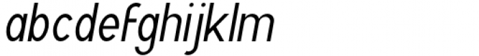 Archipad Pro Semi Bold Oblique Font LOWERCASE