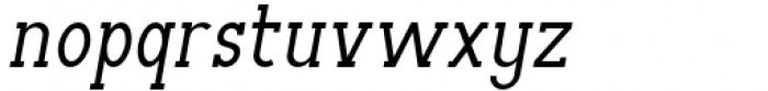 Archipad Pro Semi Bold Slab Oblique Font LOWERCASE
