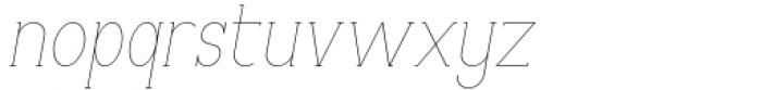 Archipad Pro Thin Slab Oblique Font LOWERCASE