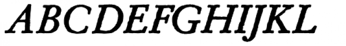 Archive Garamond Exp Bold Italic Font UPPERCASE