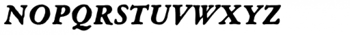 Archive Garamond Exp Bold Italic Font LOWERCASE