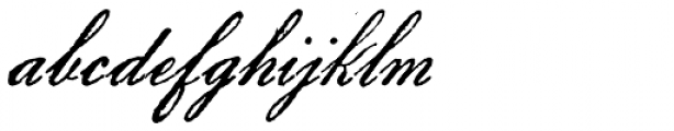 Archive Penman Script Font LOWERCASE
