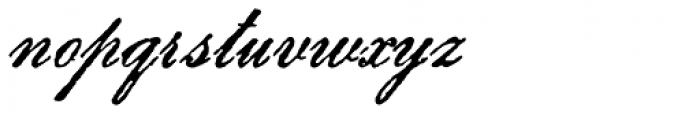 Archive Penman Script Font LOWERCASE