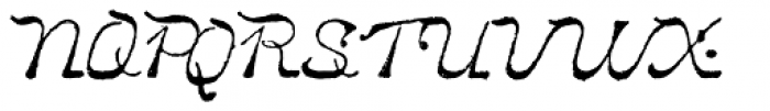 Archive Salisbury Script Font UPPERCASE