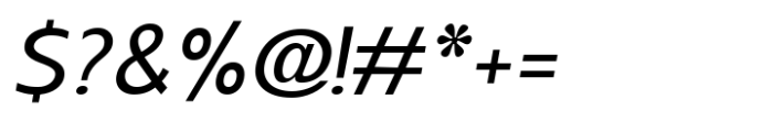 Archopada Oblique Regular Font OTHER CHARS
