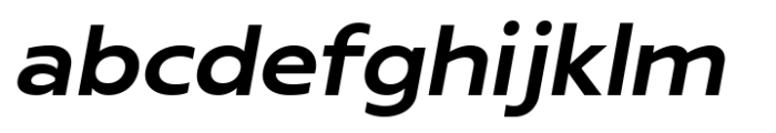 Archopada Oblique Semi Bold Font LOWERCASE