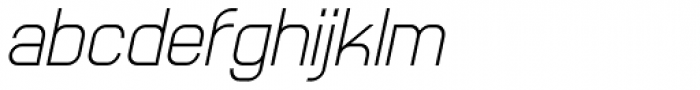 Arcle Italic Font LOWERCASE