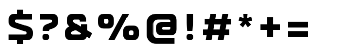 Arclight Extra Bold Font OTHER CHARS
