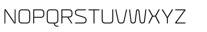 Arclight Thin Font UPPERCASE