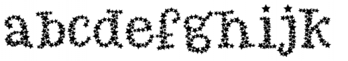 Arco Star Bright Font LOWERCASE