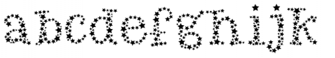 Arco Star Font LOWERCASE