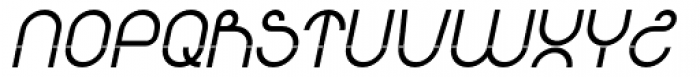 Arcron Italic Font UPPERCASE