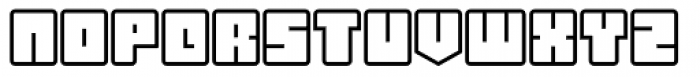 Arctic Chunky Font UPPERCASE