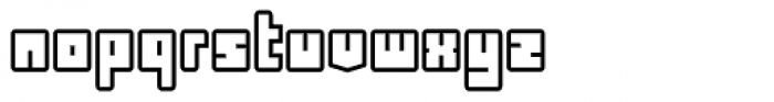 Arctic Chunky Font LOWERCASE
