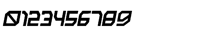 Arctic7 Italic Font OTHER CHARS