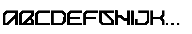 Arctic7 Regular Font UPPERCASE