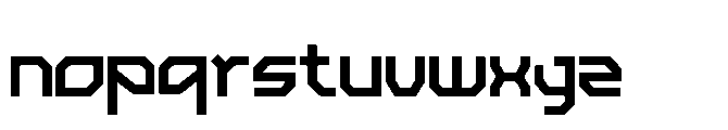 Arctic7 Regular Font LOWERCASE