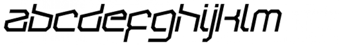 ArcticPatrol Black Italic Font LOWERCASE