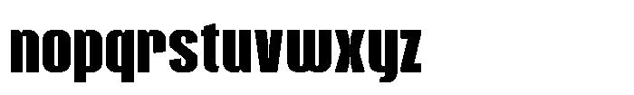 Arctos Sans Bold Font LOWERCASE