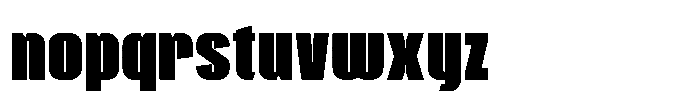 Arctos Sans Extra Bold Font LOWERCASE