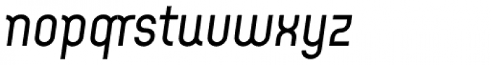 Arcus Italic Font LOWERCASE