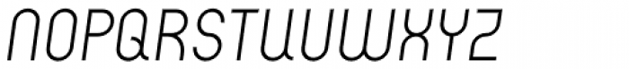 Arcus Light Italic Font UPPERCASE