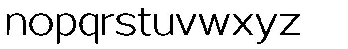 Ardelin Soft Expanded Font LOWERCASE