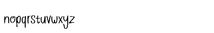 Ardeline Charm Font LOWERCASE