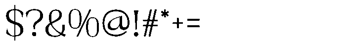 Ardellea Regular Font OTHER CHARS