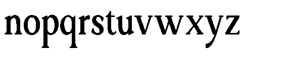 Ardiga Bold Condensed Font LOWERCASE