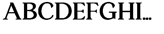 Ardiga Bold Expanded Font UPPERCASE