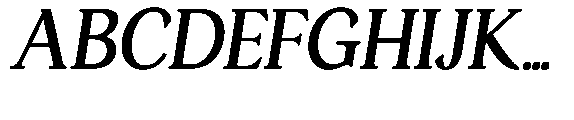 Ardiga Bold Italic Font UPPERCASE