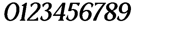 Ardiga Bold Semi Expanded Italic Font OTHER CHARS