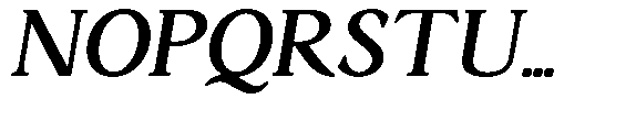 Ardiga Bold Semi Expanded Italic Font UPPERCASE