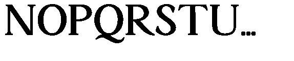 Ardiga Bold Semi Expanded Font UPPERCASE