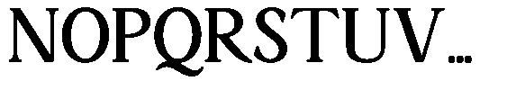 Ardiga Bold Font UPPERCASE