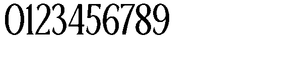 Ardiga Condensed Font OTHER CHARS
