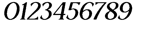 Ardiga Expanded Italic Font OTHER CHARS