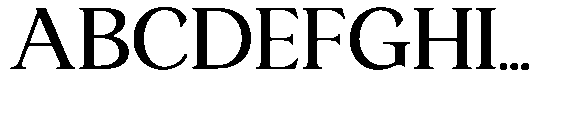 Ardiga Expanded Font UPPERCASE