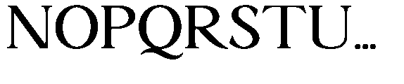 Ardiga Expanded Font UPPERCASE