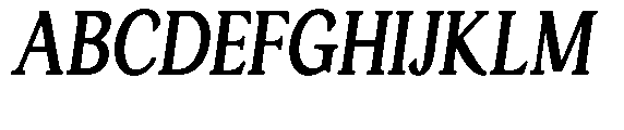 Ardiga Extra Bold Condensed Italic Font UPPERCASE