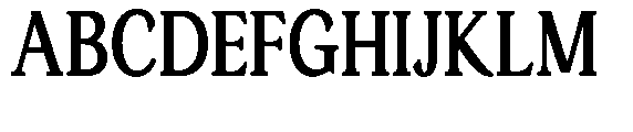 Ardiga Extra Bold Condensed Font UPPERCASE