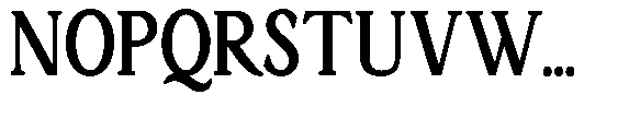 Ardiga Extra Bold Condensed Font UPPERCASE