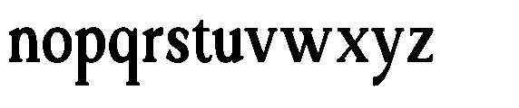 Ardiga Extra Bold Condensed Font LOWERCASE