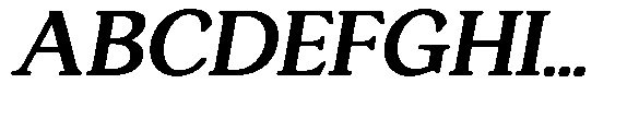 Ardiga Extra Bold Expanded Italic Font UPPERCASE