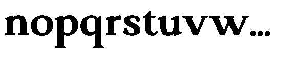 Ardiga Extra Bold Expanded Font LOWERCASE